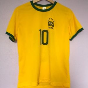 Brazil/Brasil number 10 football/soccer jersey 🇧🇷